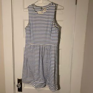 J Crew Striped Daybreak Dress